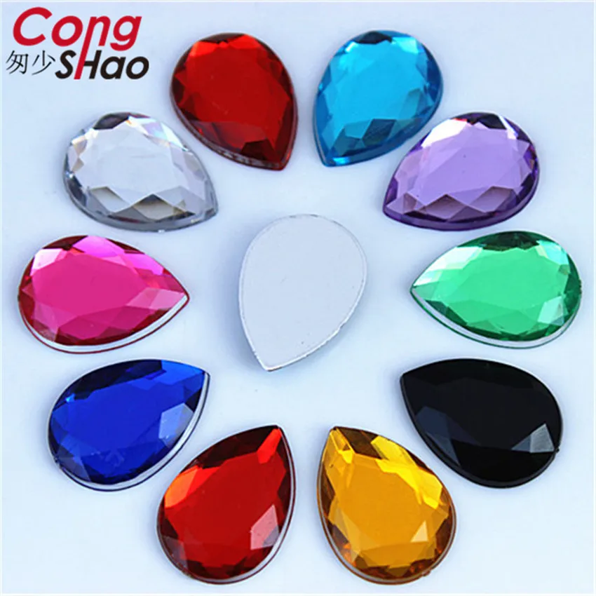 Cong Shao 200pcs 13*18mm Acrylic Drop Colorful Rhinestone Flat Back Strass Crystal And Stones For Clothing Dress Crafts CS452
Cong Shao 200pcs 13*18mm Acrylic Drop Colorful Rhinestone Flat Back Strass Crystal And Stones For Clothing Dress Crafts CS452