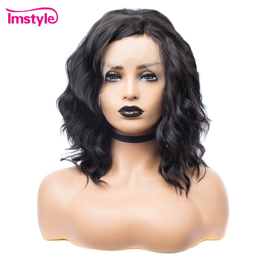 Imstyle Short Bob Wigs For Women Black Curly Synthetic Lace Front Wig With Heat Resistant Fiber For Party Cosplay Wig
Imstyle Short Bob Wigs For Women Black Curly Synthetic Lace Front Wig With Heat Resistant Fiber For Party Cosplay Wig