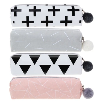 Concise Solid Color Girls Student Pencil Case With Fur Ball Stationery Canvas Bag Cosmetic Pouch New Gift For Kids
Concise Solid Color Girls Student Pencil Case With Fur Ball Stationery Canvas Bag Cosmetic Pouch New Gift For Kids