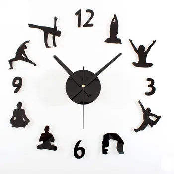 Hot Creative Yoga DIY Wall Clock Acrylic Or Wood Material Wall Clock Mute Sweep Movement Wall Clock Wall Stickers
Hot Creative Yoga DIY Wall Clock Acrylic Or Wood Material Wall Clock Mute Sweep Movement Wall Clock Wall Stickers