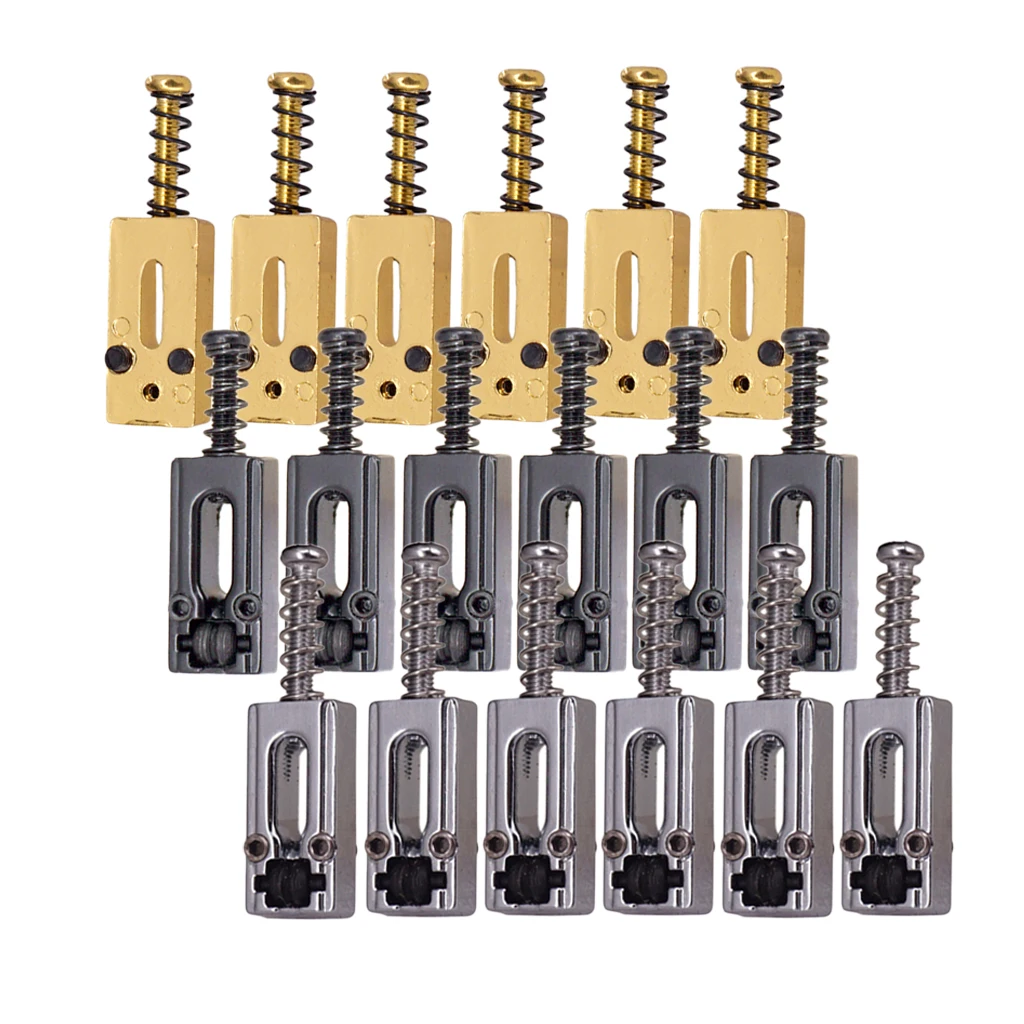 6 Pcs Roller Saddle Bridge String Saddles Bridge Locked String Saddle Stringed Instruments For Electric Guitar Bridge
6 Pcs Roller Saddle Bridge String Saddles Bridge Locked String Saddle Stringed Instruments For Electric Guitar Bridge