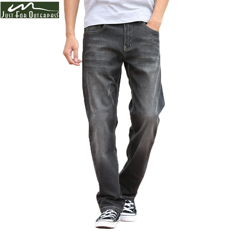 2019 Fashion Summer Black Jeans Men Casual Loose Jeans Straight Trousers Breathable Elastic Comfortable Cotton Pants Plus Size
2019 Fashion Summer Black Jeans Men Casual Loose Jeans Straight Trousers Breathable Elastic Comfortable Cotton Pants Plus Size