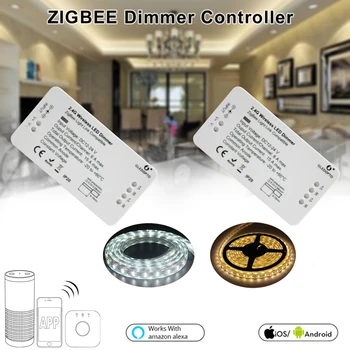 Zigbee ZLL brightness dimmer LED controller DC12V-24V zigbee bridge dimmer APP control compatible with LED ECHO
Zigbee ZLL brightness dimmer LED controller DC12V-24V zigbee bridge dimmer APP control compatible with LED ECHO