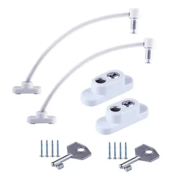 2pcs Kids Window Restrictors Door Cable Lock Child Baby Safety Security Wire Catch
2pcs Kids Window Restrictors Door Cable Lock Child Baby Safety Security Wire Catch