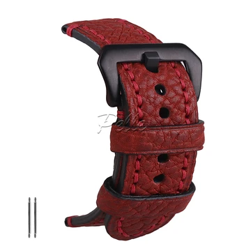Pelle 22mm Red Vegetable Tanned Cowhide Leather Strap Black Buckle Vegetable Tanned Genuine Calfskin
Pelle 22mm Red Vegetable Tanned Cowhide Leather Strap Black Buckle Vegetable Tanned Genuine Calfskin