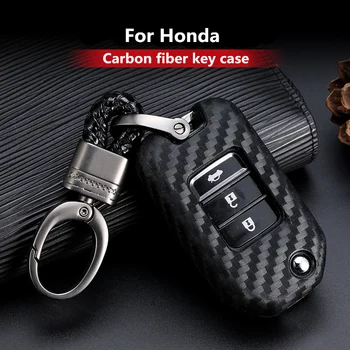 2019 New Carbon Fiber Silica gel Key Cover Case For Honda 2016 2017 CRV Pilot Accord Civic Car Shell Auto Key keychain keyring
2019 New Carbon Fiber Silica gel Key Cover Case For Honda 2016 2017 CRV Pilot Accord Civic Car Shell Auto Key keychain keyring