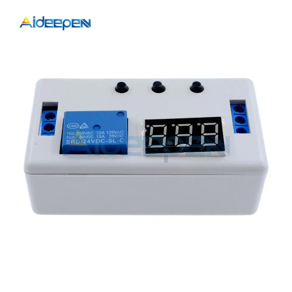 DC 12V 24V Digital LED Display Time Delay Relay Module Board Control Programmable Timer Switch Trigger Cycle Module With Case
DC 12V 24V Digital LED Display Time Delay Relay Module Board Control Programmable Timer Switch Trigger Cycle Module With Case