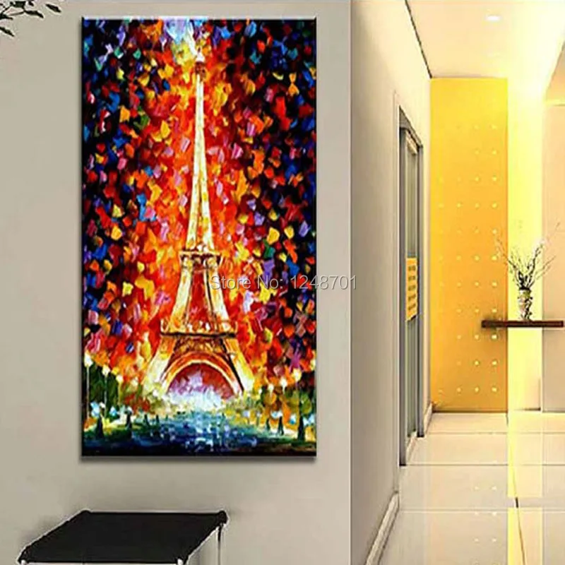 Handpainted modern design night light tower scnery palette knife oil painting on canvas large home wall decoartion art
Handpainted modern design night light tower scnery palette knife oil painting on canvas large home wall decoartion art