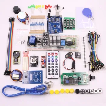 Official smarian UNO R3 KIT Upgraded version of the Starter Kit the RFID learn Suite LCD 1602 for arduino kit Diy RC Toy Kit El
Official smarian UNO R3 KIT Upgraded version of the Starter Kit the RFID learn Suite LCD 1602 for arduino kit Diy RC Toy Kit El