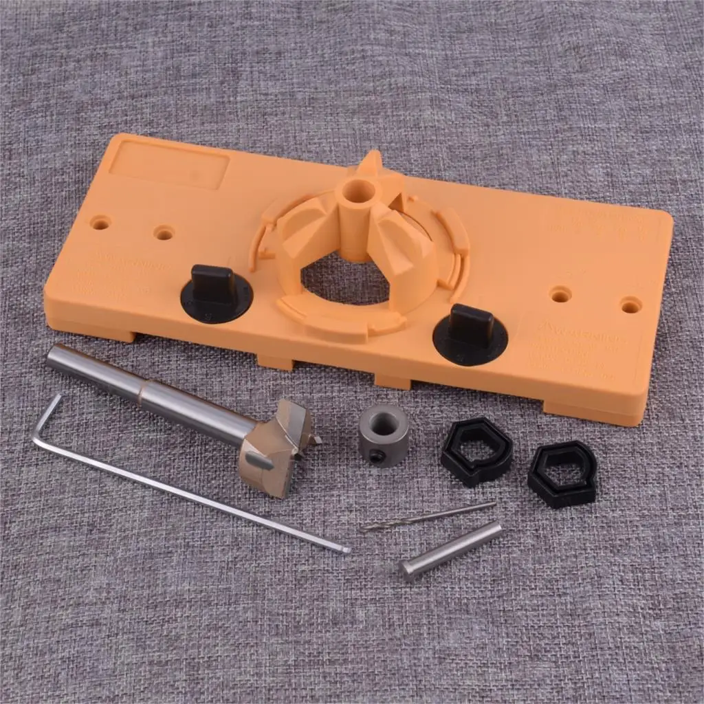 LETAOSK 35MM Yellow Cup Style Concealed Hinge Jig Guide Set Boring Hole Template Bit Drill Woodworking Accessories
LETAOSK 35MM Yellow Cup Style Concealed Hinge Jig Guide Set Boring Hole Template Bit Drill Woodworking Accessories