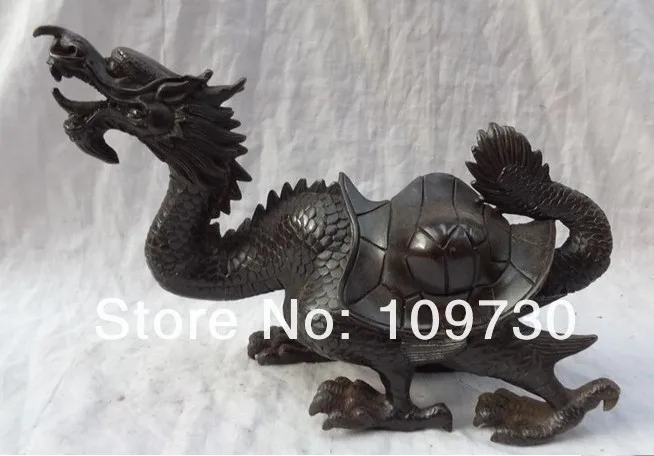 bir 00655 9" China Pure Bronze Sculpture FengShui Unicorn Longevity Dragon Turtle Statue
bir 00655 9" China Pure Bronze Sculpture FengShui Unicorn Longevity Dragon Turtle Statue