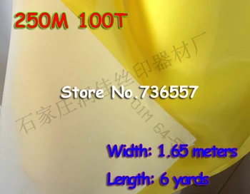 Free shipping 6 meters (6 yards) Cheap and discount 100T 250M polyester silk screen printing mesh 165cm width white color
Free shipping 6 meters (6 yards) Cheap and discount 100T 250M polyester silk screen printing mesh 165cm width white color