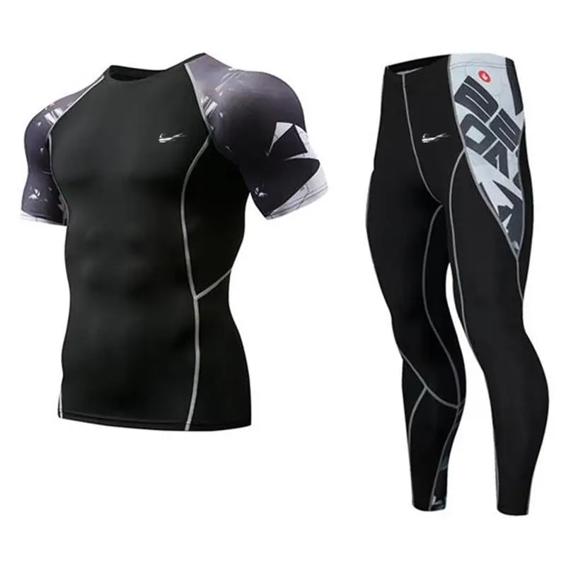 2018 New Compression Tracksuit Fitness Tight Sportswear Running Set T-shirt Leggings Men's Sportswear Demix Gym Sport Suit
2018 New Compression Tracksuit Fitness Tight Sportswear Running Set T-shirt Leggings Men's Sportswear Demix Gym Sport Suit