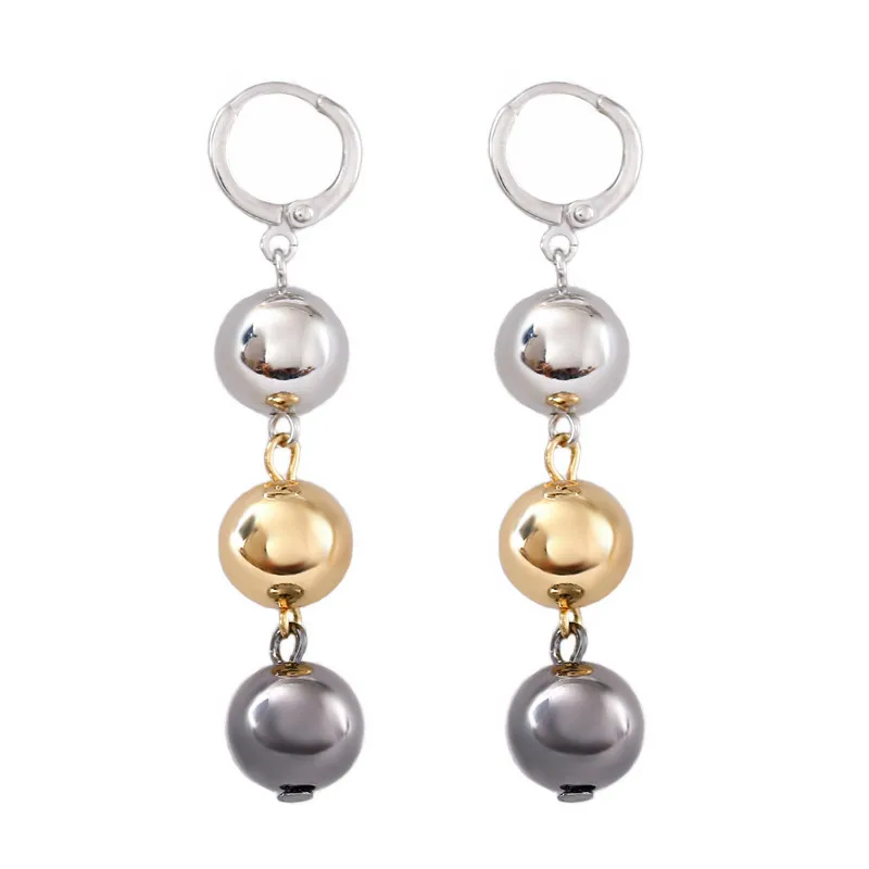 ALULU Free Shipping Fashion simple Earrings Jewelry 4 color ball hoop earrings Wedding For Women Gift LE036
ALULU Free Shipping Fashion simple Earrings Jewelry 4 color ball hoop earrings Wedding For Women Gift LE036