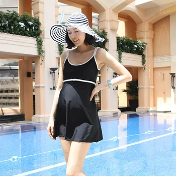 Black Color Hot Spring Swimwear Pregnant Mother One Piece Plus Size Bathing Suit Beachwear Swimsuits
Black Color Hot Spring Swimwear Pregnant Mother One Piece Plus Size Bathing Suit Beachwear Swimsuits
