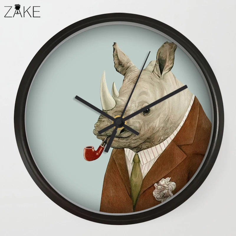 Nordic Art Wall Clocks Gentleman Rhinoceros For Bedroom Wall Decoration, Table Decorative Mute Quartz Clock Home Decor
Nordic Art Wall Clocks Gentleman Rhinoceros For Bedroom Wall Decoration, Table Decorative Mute Quartz Clock Home Decor