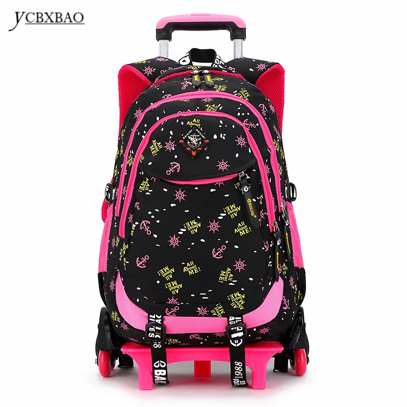 2/6 Wheels high quality girls trolley backpack schoolbag orthopedic bags for children trolley school bag Boys Backpack Shoulders
2/6 Wheels high quality girls trolley backpack schoolbag orthopedic bags for children trolley school bag Boys Backpack Shoulders