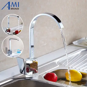Great Quality Kitchen Sink 360 Degree Swivel Hot Cold Mixer Tap Chrome Polished Brass Basin Faucet 8217 
Great Quality Kitchen Sink 360 Degree Swivel Hot Cold Mixer Tap Chrome Polished Brass Basin Faucet 8217