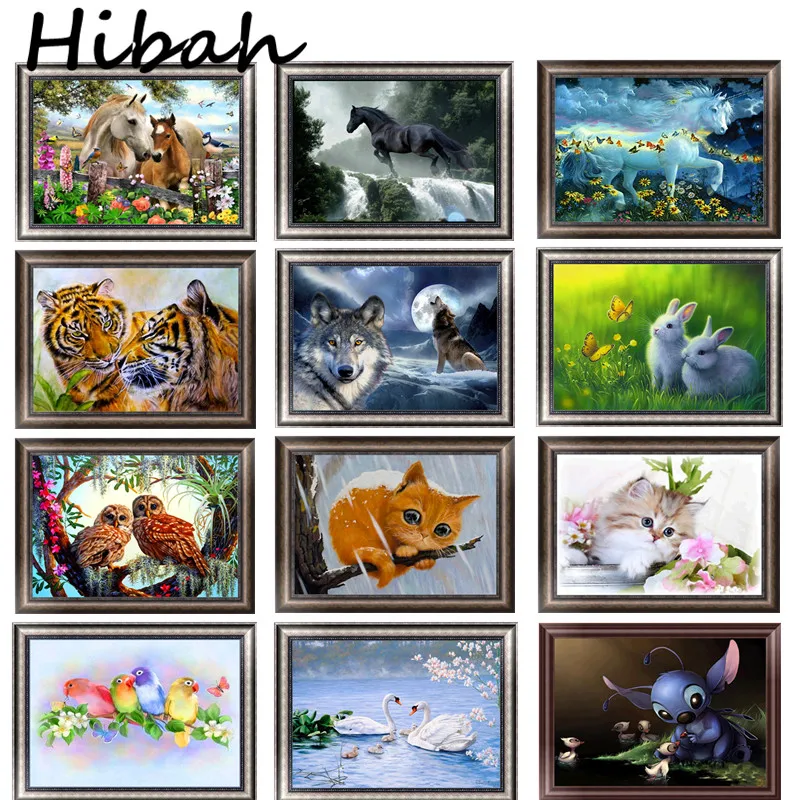 5D DIY Diamond Embroidery Forest Animal Diamond Cross stitch Round Diamond Mosaic Decoration
5D DIY Diamond Embroidery Forest Animal Diamond Cross stitch Round Diamond Mosaic Decoration