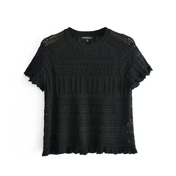 New Spring and Summer Women's Wear Layered Decorative Knitted Shirt Pull over in Europe and America in 2019
New Spring and Summer Women's Wear Layered Decorative Knitted Shirt Pull over in Europe and America in 2019