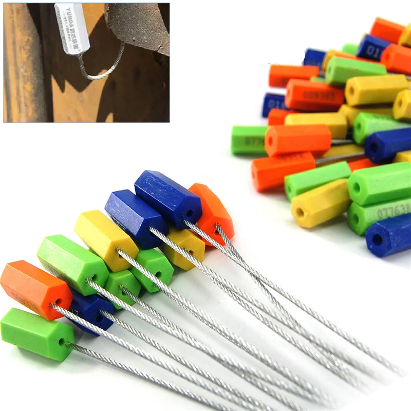 50pcs Disposable Wire Seal Logistics Container Lock 30cm Pull Type Electric Box Truck Cabinet Seal Strip Anti-theft Lock
50pcs Disposable Wire Seal Logistics Container Lock 30cm Pull Type Electric Box Truck Cabinet Seal Strip Anti-theft Lock