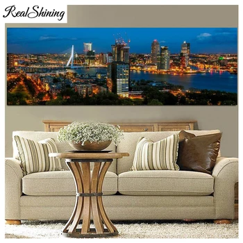 Full Square round Diamond painting Rotterdam night city Diamond embroidery Cross stitch large size landscape Euromast FS6567
Full Square round Diamond painting Rotterdam night city Diamond embroidery Cross stitch large size landscape Euromast FS6567