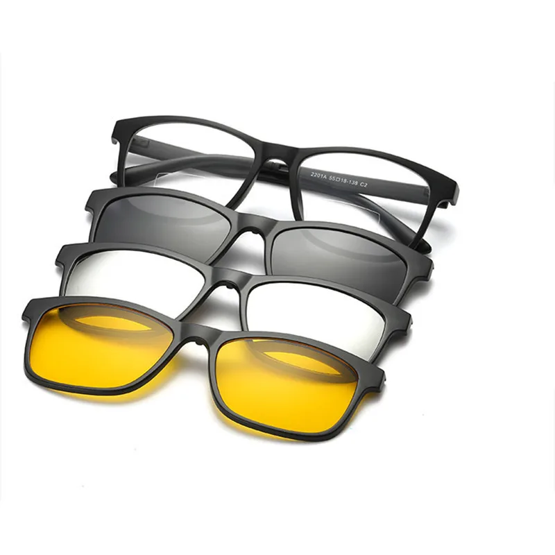 Polarized Magnetic Clip Glasses Set with 3pcs Magnetic Clips Presbyopic Glasses Reading Clip On Sunglasses
Polarized Magnetic Clip Glasses Set with 3pcs Magnetic Clips Presbyopic Glasses Reading Clip On Sunglasses