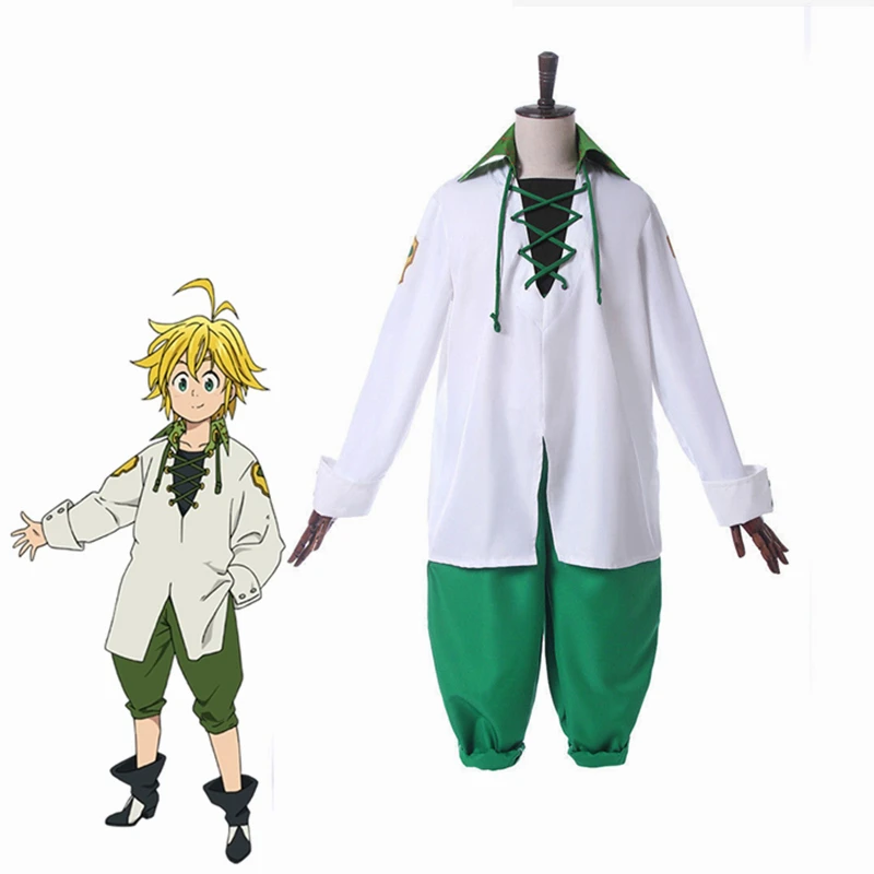 Hot Anime Seven Deadly Sins Cosplay Meliodas Uniform Costume Complete Outfit Tops + Pants Suits Halloween
Hot Anime Seven Deadly Sins Cosplay Meliodas Uniform Costume Complete Outfit Tops + Pants Suits Halloween