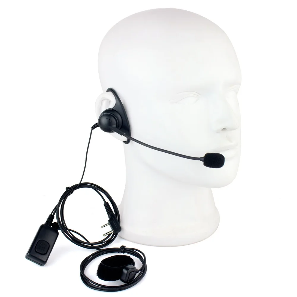 Black B-Shape 2Pin Double PTT Finger PTT Ear Hook Stick MIC Earpiece Headphone for Kenwood BAOFENG TYT HYT WOUXUN PUXING
Black B-Shape 2Pin Double PTT Finger PTT Ear Hook Stick MIC Earpiece Headphone for Kenwood BAOFENG TYT HYT WOUXUN PUXING