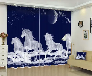 White Flying horse Luxury Blackout 3D Window Curtains Living Room Bedroom Drapes Cortinas Rideaux Customized size pillowcase
White Flying horse Luxury Blackout 3D Window Curtains Living Room Bedroom Drapes Cortinas Rideaux Customized size pillowcase