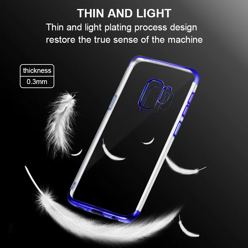 FastDeng Slim transparent plating phone cases for Samsung A50 A7 2018 case Clear soft TPU Back Cover for Galaxy S8 S9 S10p case
FastDeng Slim transparent plating phone cases for Samsung A50 A7 2018 case Clear soft TPU Back Cover for Galaxy S8 S9 S10p case