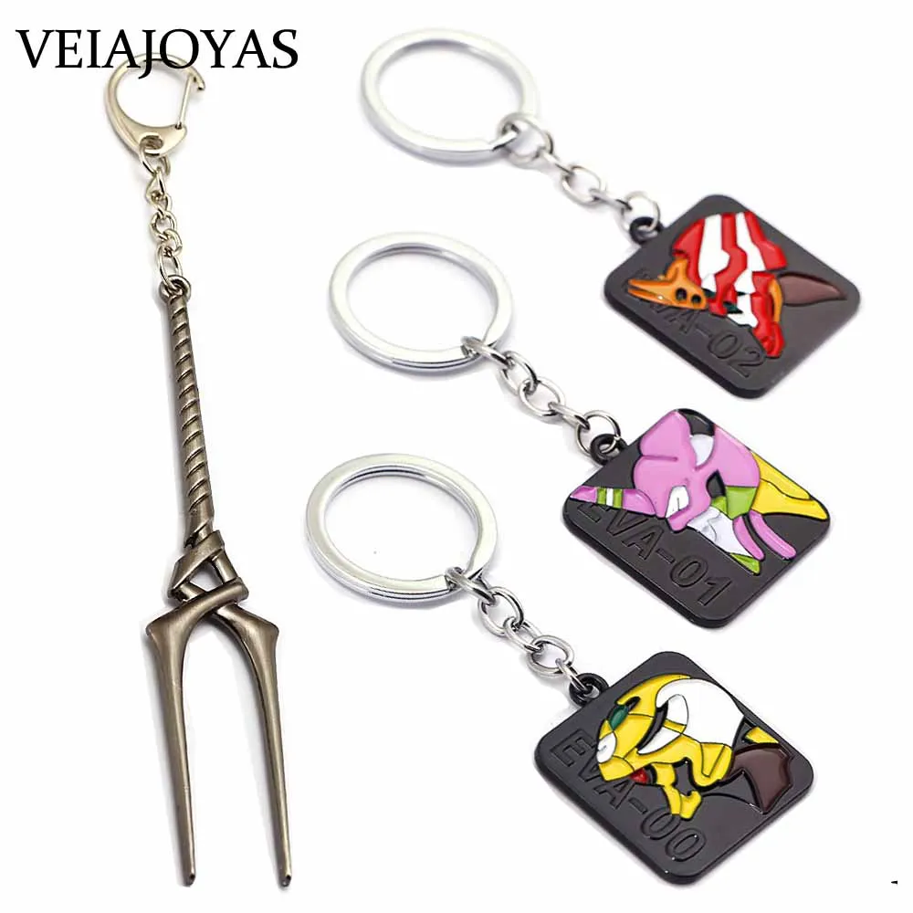 Neon Genesis Evangelion EVA Keychain Spear of Longinus Metal Pendant Keyring Charm Enamel llaveros Women Anime Jewelry Chaveiro
Neon Genesis Evangelion EVA Keychain Spear of Longinus Metal Pendant Keyring Charm Enamel llaveros Women Anime Jewelry Chaveiro