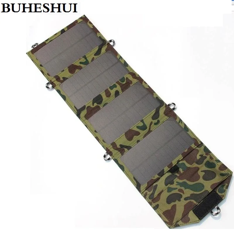 Новинка уличное зарядное устройство на солнечной батарее BUHESHUI 8 Вт складное USB