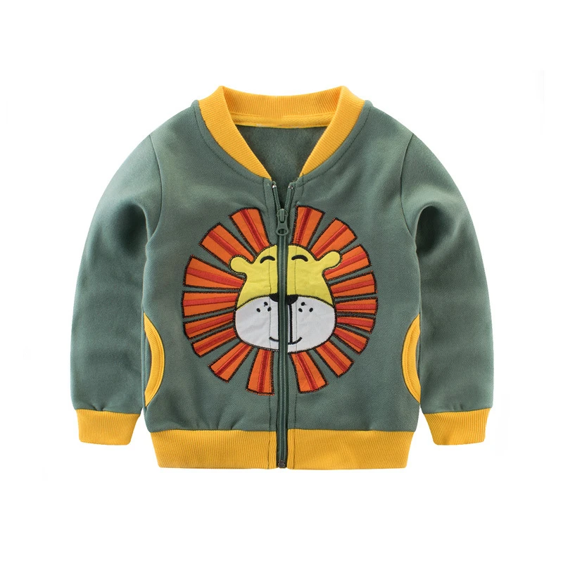 baby boy coat spring Autumn Cartoon lion embroidery Brand Fashion Children Coats Kids Outerwear Clothing kids jacket
baby boy coat spring Autumn Cartoon lion embroidery Brand Fashion Children Coats Kids Outerwear Clothing kids jacket