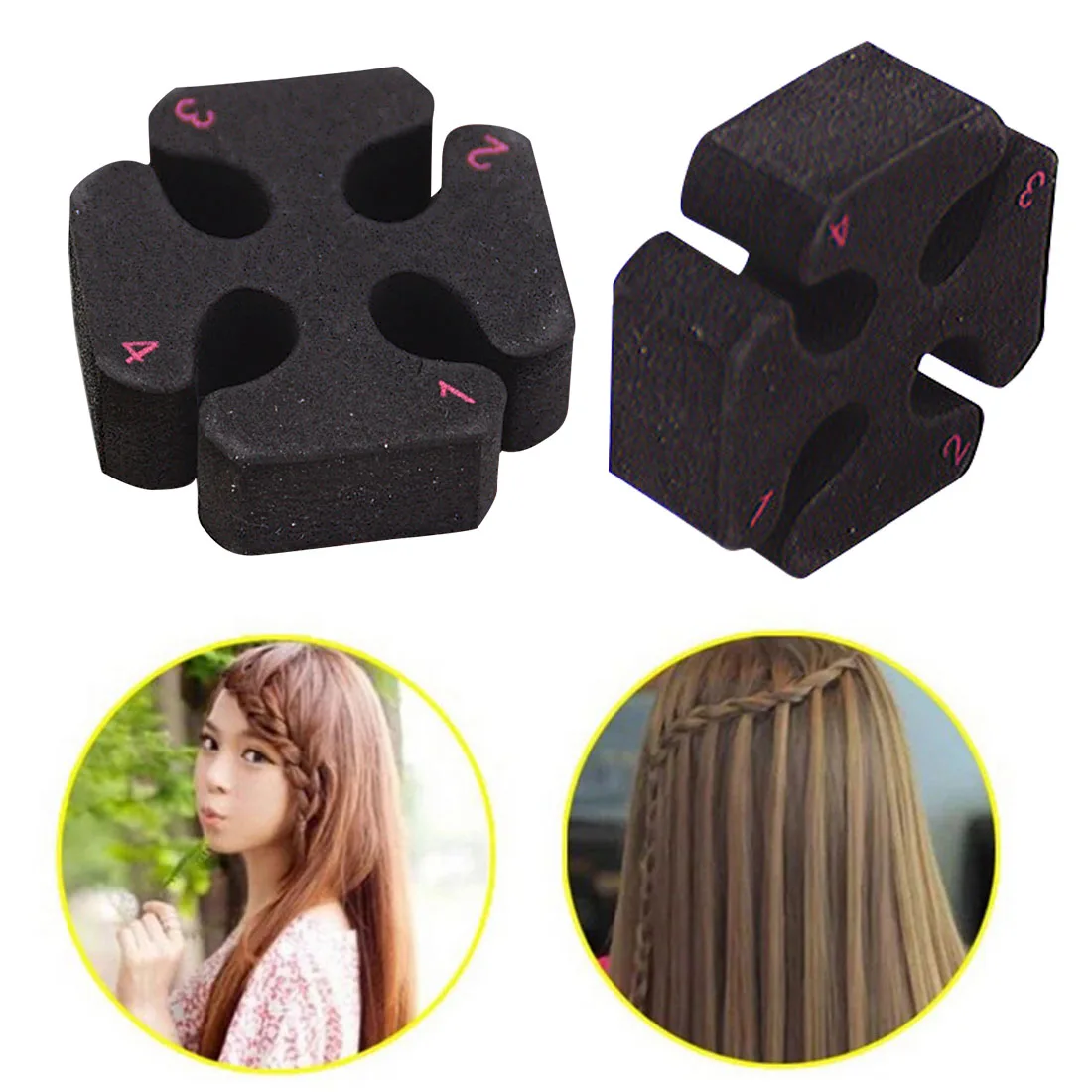 DIY Fast Hair Styling Waterfall Head Twist Pro Sponge Braider Hairs Styling Tool for Home Salon Quick Use
DIY Fast Hair Styling Waterfall Head Twist Pro Sponge Braider Hairs Styling Tool for Home Salon Quick Use