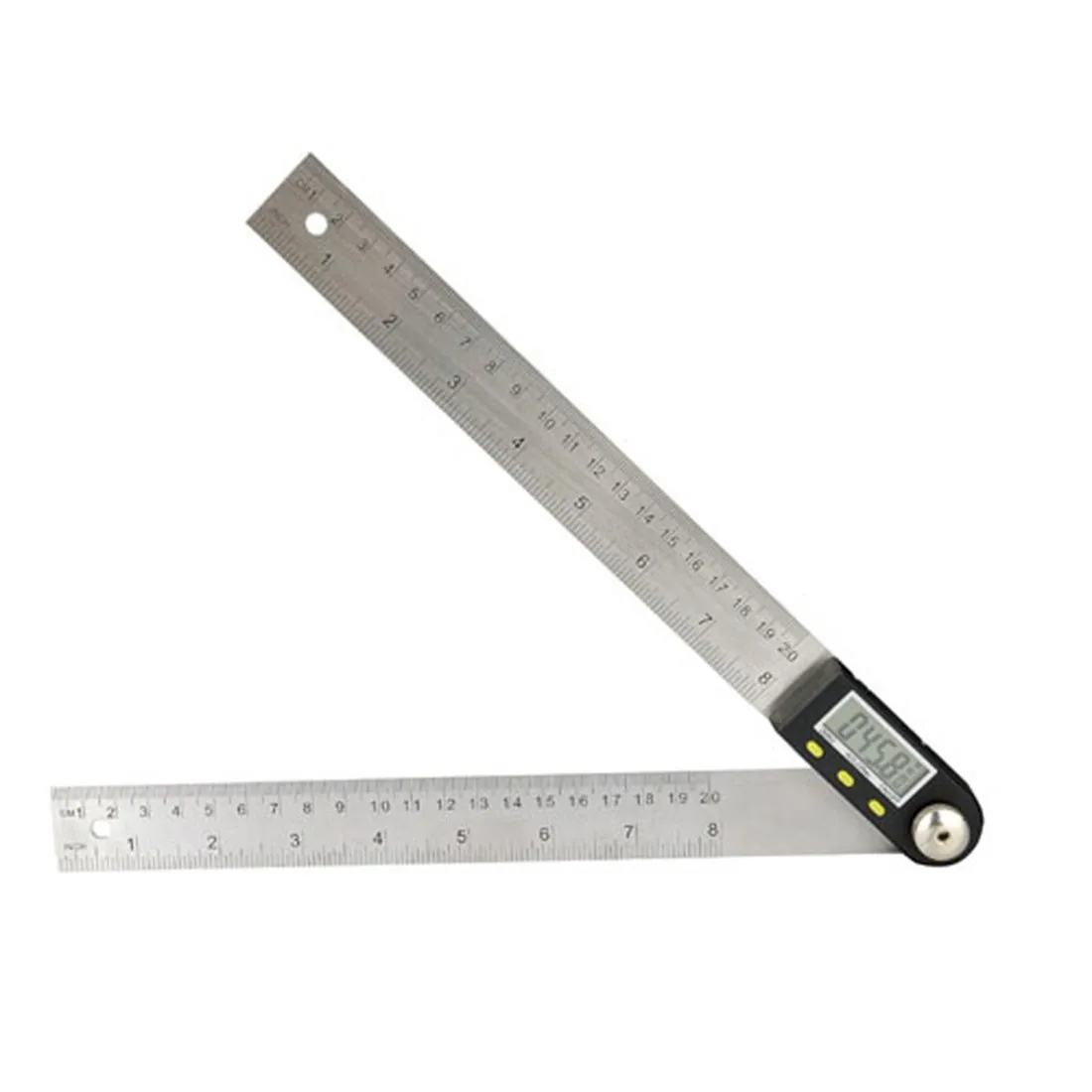 Paractical 2 In 1 Digital Angle Ruler Protractor 360 Degree 200mm Electronic Digital Protractor Angle Meter Angle Finder