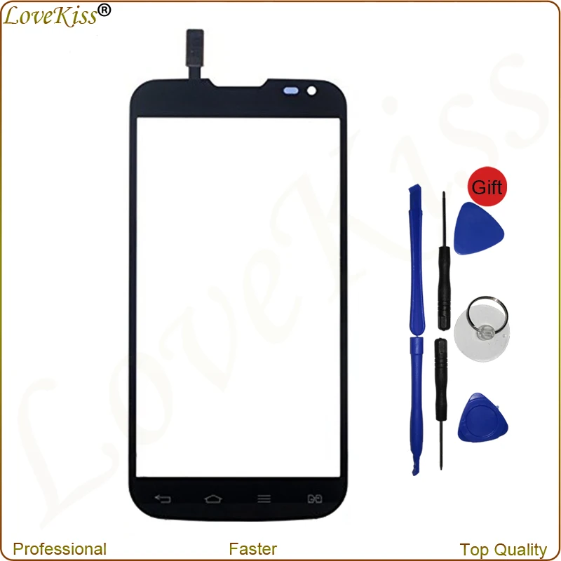 Сенсорный экран дигитайзер для LG L70 D320 D325 одна двойная sim-карта переднее внешнее