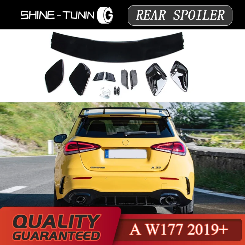 Black painted sports bumper car suitable for M-Benz A class W176 A35 A180 A200 A250 A35rear roof Spoiler Edition 1 2019+
Black painted sports bumper car suitable for M-Benz A class W176 A35 A180 A200 A250 A35rear roof Spoiler Edition 1 2019+