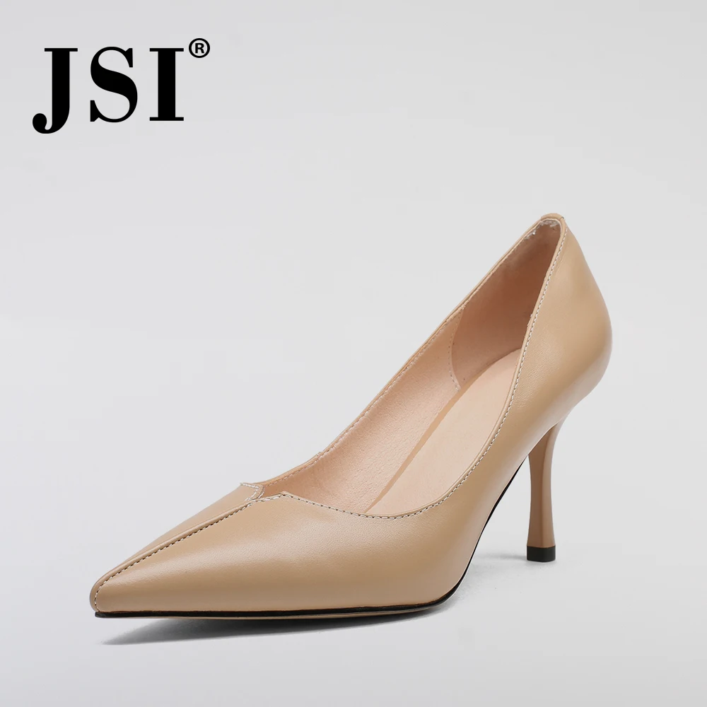 JSI 2019 High Heel Women Pumps New Spring Comfortable Genuine Leather Slip On Shoes Pointed Toe Shallow Elegant Party Pumps JC73
JSI 2019 High Heel Women Pumps New Spring Comfortable Genuine Leather Slip On Shoes Pointed Toe Shallow Elegant Party Pumps JC73