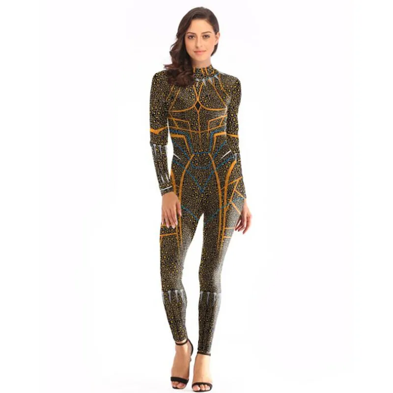 Movie Avengers Black Panther Bodysuit Suit Cosplay Costume Halloween For Woman Jumpsuits
Movie Avengers Black Panther Bodysuit Suit Cosplay Costume Halloween For Woman Jumpsuits
