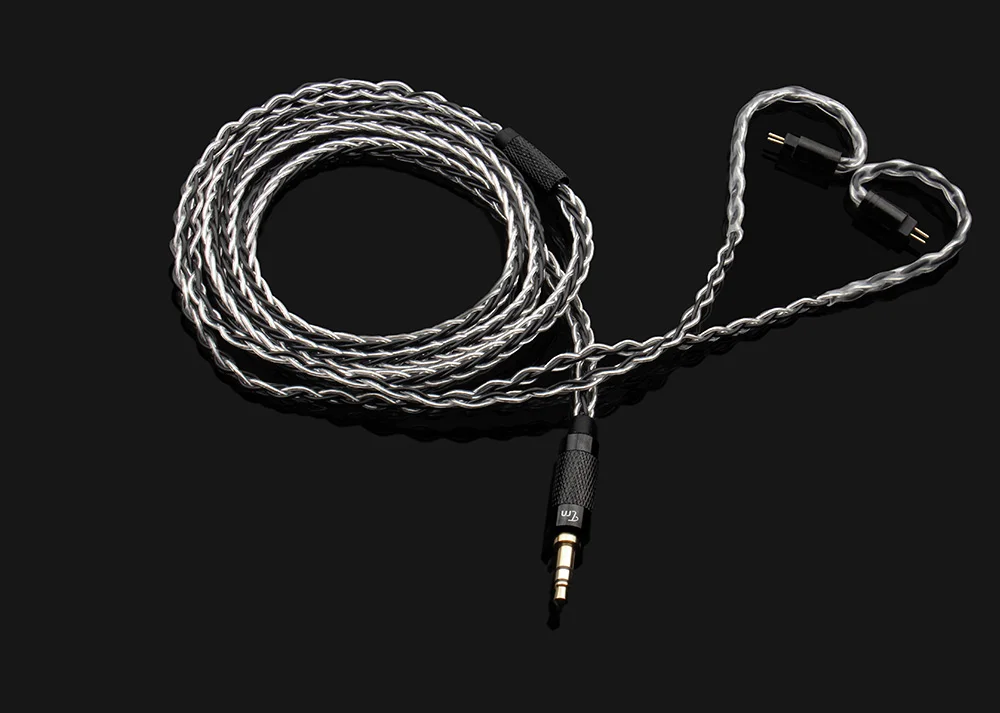 MMCX/2Pin Connector 3.5/2.5mm Balanced 8 Core Copper Silver Mixed Cable For TRN V80/V20 ZSN ES4 AS10 ZS10 BA10 NICEHCK HK6 HK8
MMCX/2Pin Connector 3.5/2.5mm Balanced 8 Core Copper Silver Mixed Cable For TRN V80/V20 ZSN ES4 AS10 ZS10 BA10 NICEHCK HK6 HK8