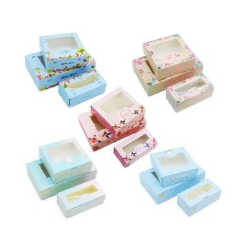 20pcs/lot Craft Paper Baking Food Kraft Box with PVC window, Cookies Gift packaging box, Macaron cake pastry packing paper boxes
20pcs/lot Craft Paper Baking Food Kraft Box with PVC window, Cookies Gift packaging box, Macaron cake pastry packing paper boxes