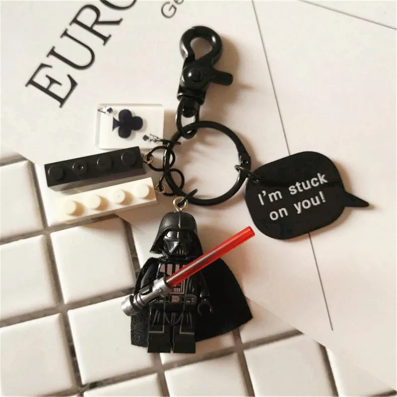 Star Wars Darth Vader Clone Storm trooper Keychain Clip Pendant Figures Building Blocks Toys Compatible With Lego
Star Wars Darth Vader Clone Storm trooper Keychain Clip Pendant Figures Building Blocks Toys Compatible With Lego