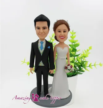2019 AMAZING CAKE TOPPER Married, happy, simple wedding dress Toys Custom Polymer Clay Figure From Pictures
2019 AMAZING CAKE TOPPER Married, happy, simple wedding dress Toys Custom Polymer Clay Figure From Pictures
