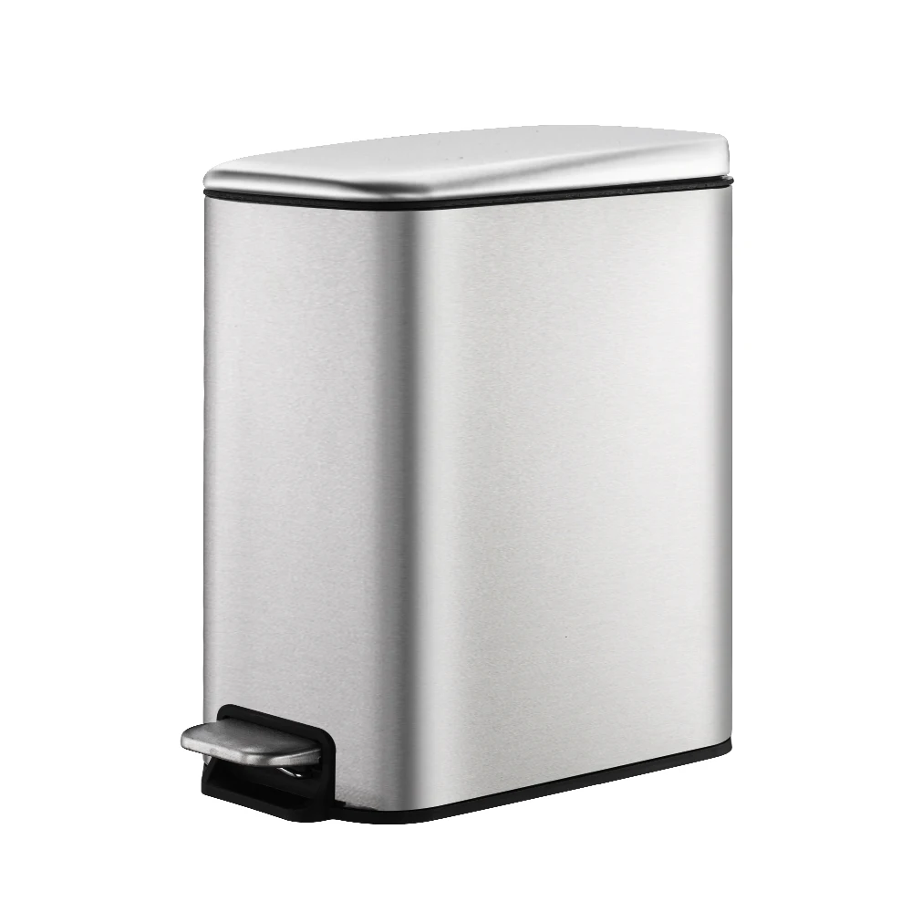Smartbin 5L/1.33 Gallon Stainless Steel Waste basket Dust Bin Waste Paper Basket Pedal Trash Can Garbage with Silence Lid
Smartbin 5L/1.33 Gallon Stainless Steel Waste basket Dust Bin Waste Paper Basket Pedal Trash Can Garbage with Silence Lid