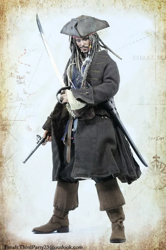 1/6 scale figure Pirates of the Caribbean captain Jack Sparrow Johnny Depp 12" Action figure doll Collectible Figure model toy
1/6 scale figure Pirates of the Caribbean captain Jack Sparrow Johnny Depp 12" Action figure doll Collectible Figure model toy