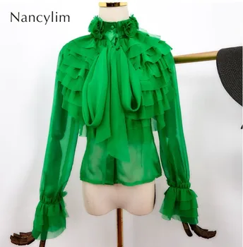Multi-layer Bow Tie Chiffon Blouse Shirt + High Waist pearl Button Bodycon Skirt Two Piece Women Spring Summer Skirt Suits
Multi-layer Bow Tie Chiffon Blouse Shirt + High Waist pearl Button Bodycon Skirt Two Piece Women Spring Summer Skirt Suits