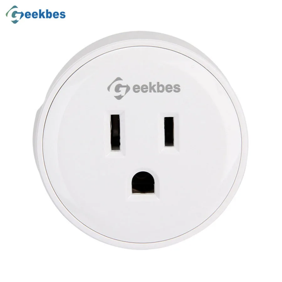 Geekbes SW02 Smart WiFi US Socket Mini Plug APP Remote Control Timing Work with Alexa Google Home Remote Control Switch Plug
Geekbes SW02 Smart WiFi US Socket Mini Plug APP Remote Control Timing Work with Alexa Google Home Remote Control Switch Plug