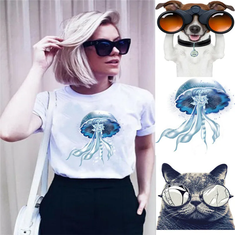 Printing Heat Transfer Patches Cute Animals Dog Patches Heat Transfer Iron On Patch Washable Clothes Creative New Stickers DIY
Printing Heat Transfer Patches Cute Animals Dog Patches Heat Transfer Iron On Patch Washable Clothes Creative New Stickers DIY
