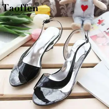 Taoffen Women Peep Toe High Heel Sandals Sexy Ladies Brand Fashion See Through Heels Sandalias Shoes Woman Footwear Size 34-39
Taoffen Women Peep Toe High Heel Sandals Sexy Ladies Brand Fashion See Through Heels Sandalias Shoes Woman Footwear Size 34-39